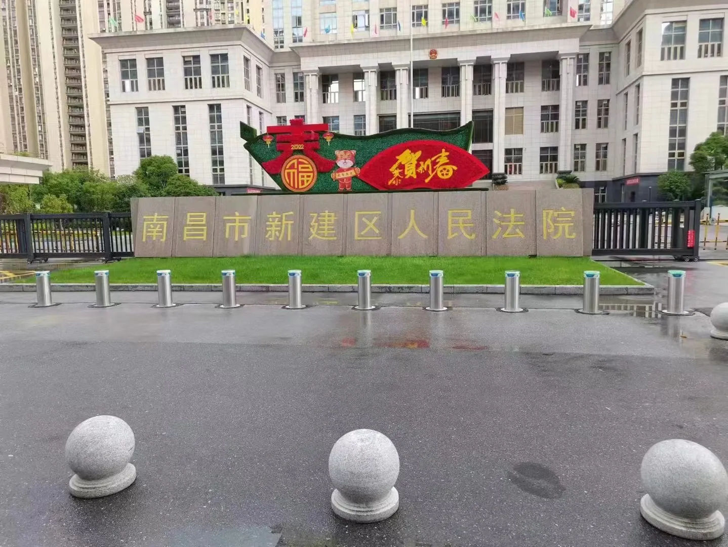 甘肅某部隊升降柱